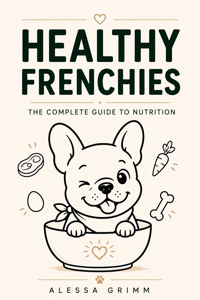 Healthy Frenchies: The Complete Guide to Nutrition, the French Bulldog nutrition book by Alessa Grimm